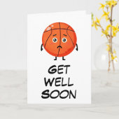 Basketball wird bald gut karte (Gelbe Blume)