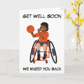 Basketball wird bald gut karte (Gelbe Blume)