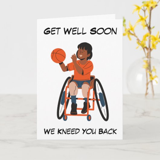 Basketball wird bald gut karte (Gelbe Blume)