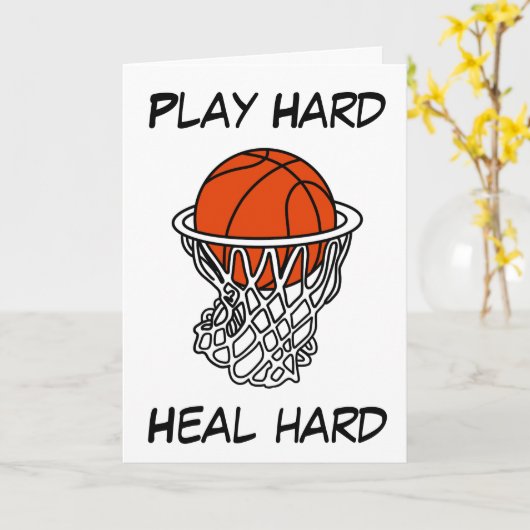 Basketball wird bald gut karte (Gelbe Blume)