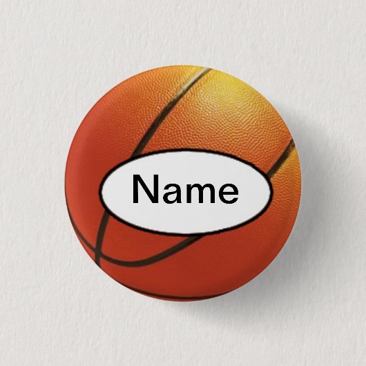 basketball with your name on it button (Vorderseite)