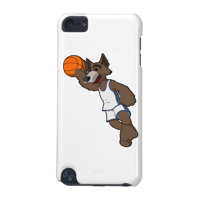 Basketball Wolf iPod Touch 5G Hülle (Rückseite)