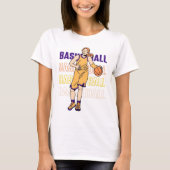 Basketball Womens Basic T - Shirt (Vorderseite)