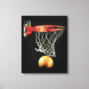 Basketball Wrapped Canvas Leinwanddruck
