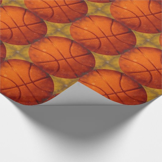 Basketball-Wrapper Geschenkpapier (Ecke)