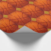 Basketball-Wrapper Geschenkpapier (Ecke)
