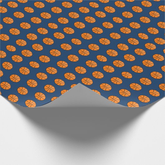 Basketball-Wrapper Geschenkpapier (Ecke)