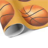 Basketball-Wrapper Geschenkpapier (Rolleneckpunkt)