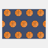 Basketball Wrapping Paper Set Geschenkpapier Set (Vorderseite)