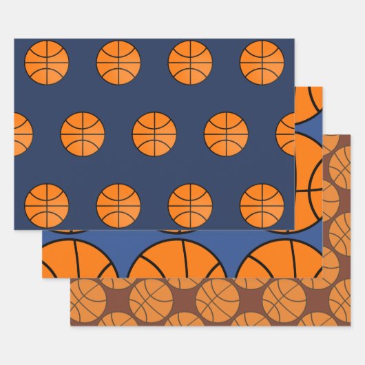Basketball Wrapping Paper Set Geschenkpapier Set (Set)