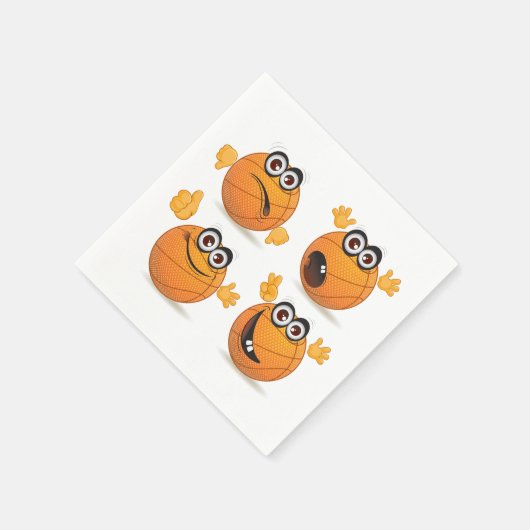 Basketball-Zeichen Papier Napkins Serviette (Ecke)
