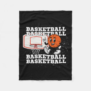 Basketball-Zeichenkette Fleecedecke