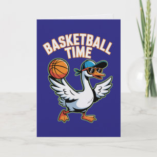 Basketball Zeit Alberner Gans Sportliche Karte