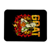 Basketball-Ziegengeschenk Magnet (Horizontal)