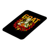 Basketball-Ziegengeschenk Magnet (Linke Seite)