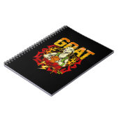 Basketball-Ziegengeschenk Notizblock (Linke Seite)