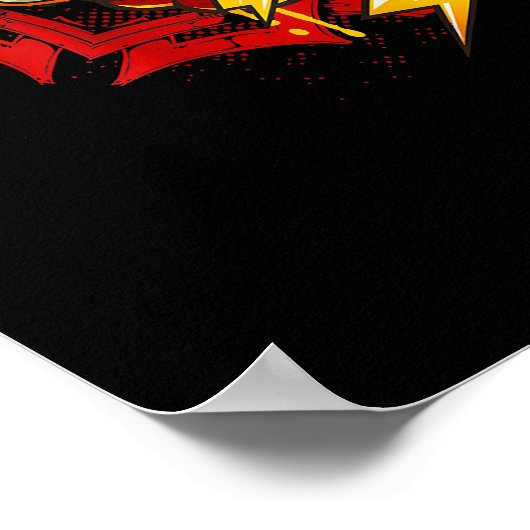 Basketball-Ziegengeschenk Poster (Ecke)