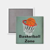 Basketball Zone Magnet (Vorderseite/Rückseite)