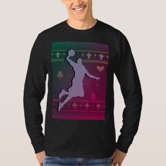 Basketball zu Weihnachten T-Shirt