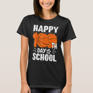 Basketball zum 100. Schullehrer T-Shirt