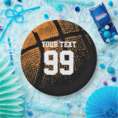 Basketball zum Mittag- und Abendessen Teller (Party)