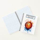 Basketball zurück zum SchulNotebook Notizblock (Innenseite)