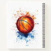 Basketball zurück zum SchulNotebook Notizblock (Rückseite)