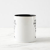 Basketball Zweifarbige Tasse (Mittel)