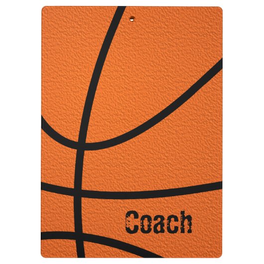 Basketball-Zwischenablage Klemmbrett (Rückseite)