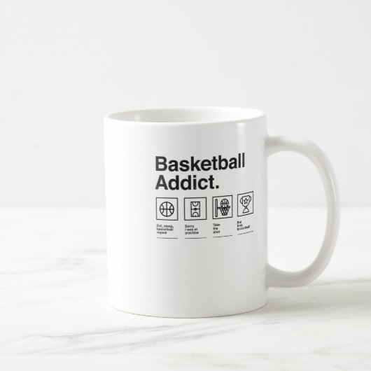Basketballaddict Kaffeetasse (Rechts)