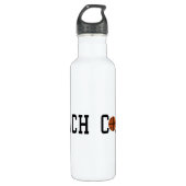 Basketballbahn Wasserflasche Edelstahlflasche (Vorderseite)