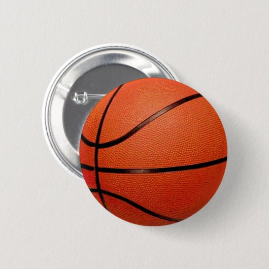 Basketballball Button (Vorne & Hinten)