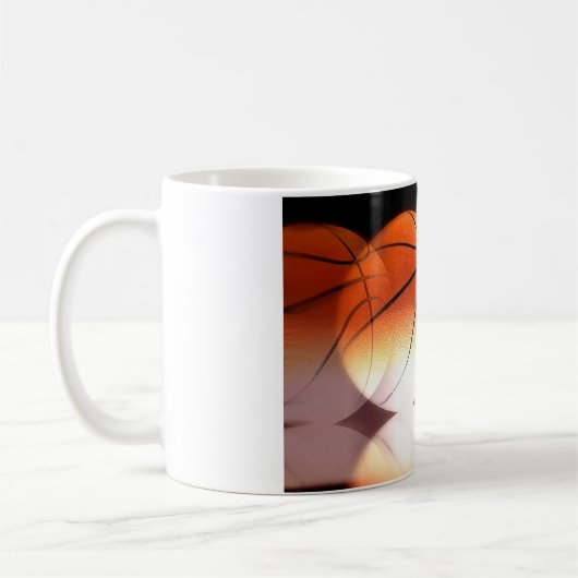 Basketballball Kaffeetasse (Links)
