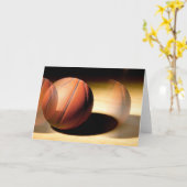 Basketballball Karte (Gelbe Blume)