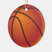 Basketballball Keramikornament (Links)