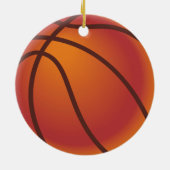 Basketballball Keramikornament (Hinten)