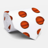 Basketballball Krawatte (Gerollt)