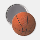 Basketballball Magnet (Vorderseite/Rückseite)