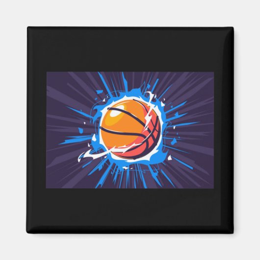 Basketballball Magnet (Vorne)