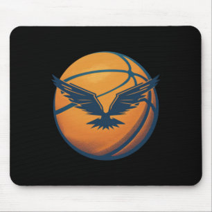 Basketballball mit Adler Mousepad