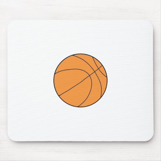 Basketballball Mousepad (Vorne)