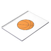 Basketballball Notizblock (Linke Seite)
