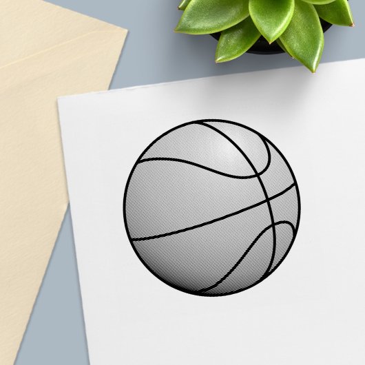 Basketballball Permastempel