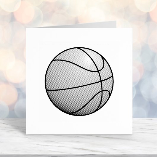 Basketballball Permastempel