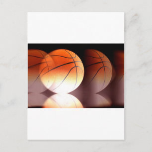 Basketballball Postkarte