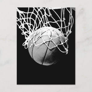 Basketballball Postkarte