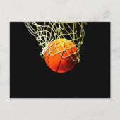 Basketballball Postkarte (Vorderseite)