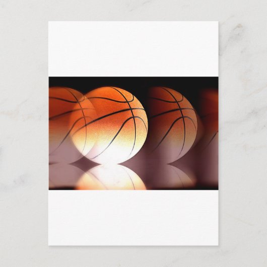 Basketballball Postkarte (Vorderseite)