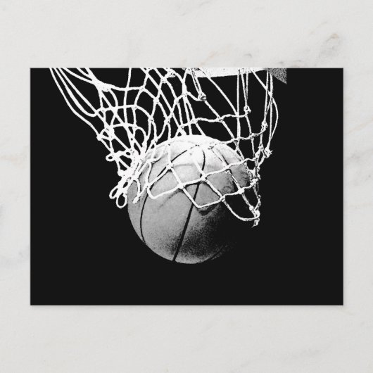 Basketballball Postkarte (Vorderseite)