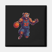 Basketballbär 1 magnet (Vorne)